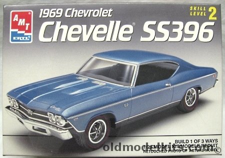 AMT 1/25 1969 Chevrolet Chevelle SS396 3 In 1, 6202 plastic model kit